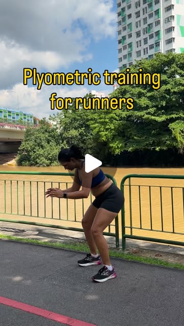 Instagram post: plyometric training for runners